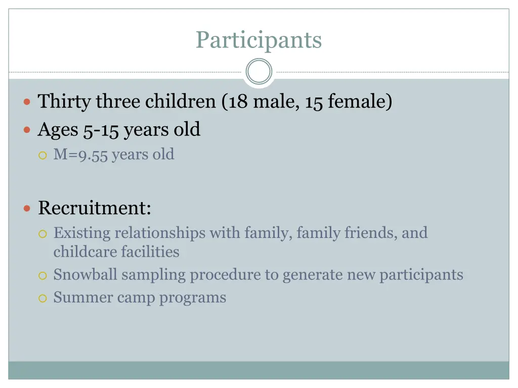 participants
