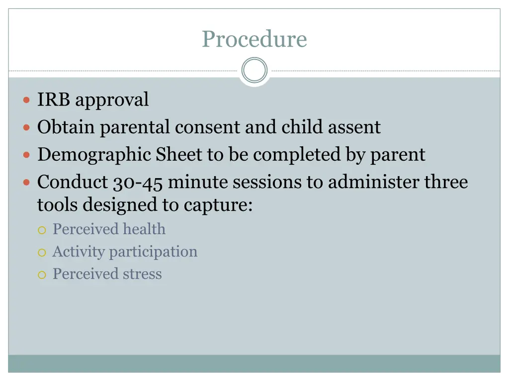 procedure