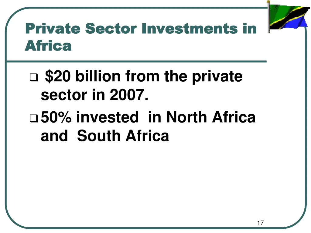 private sector investments in private sector
