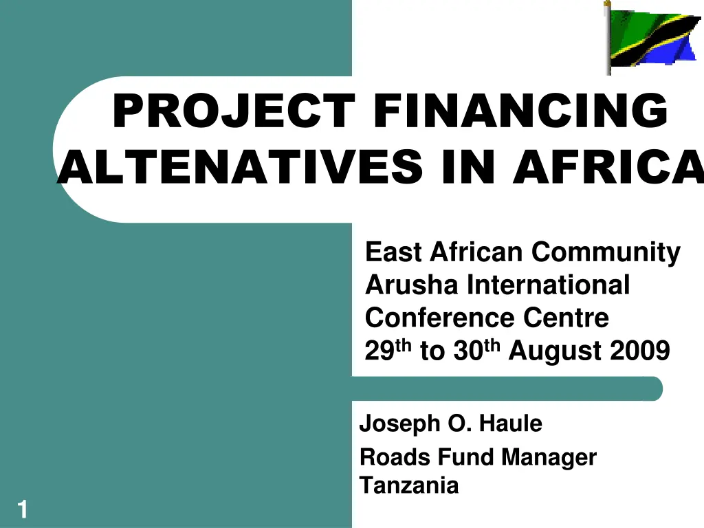 project financing altenatives in africa