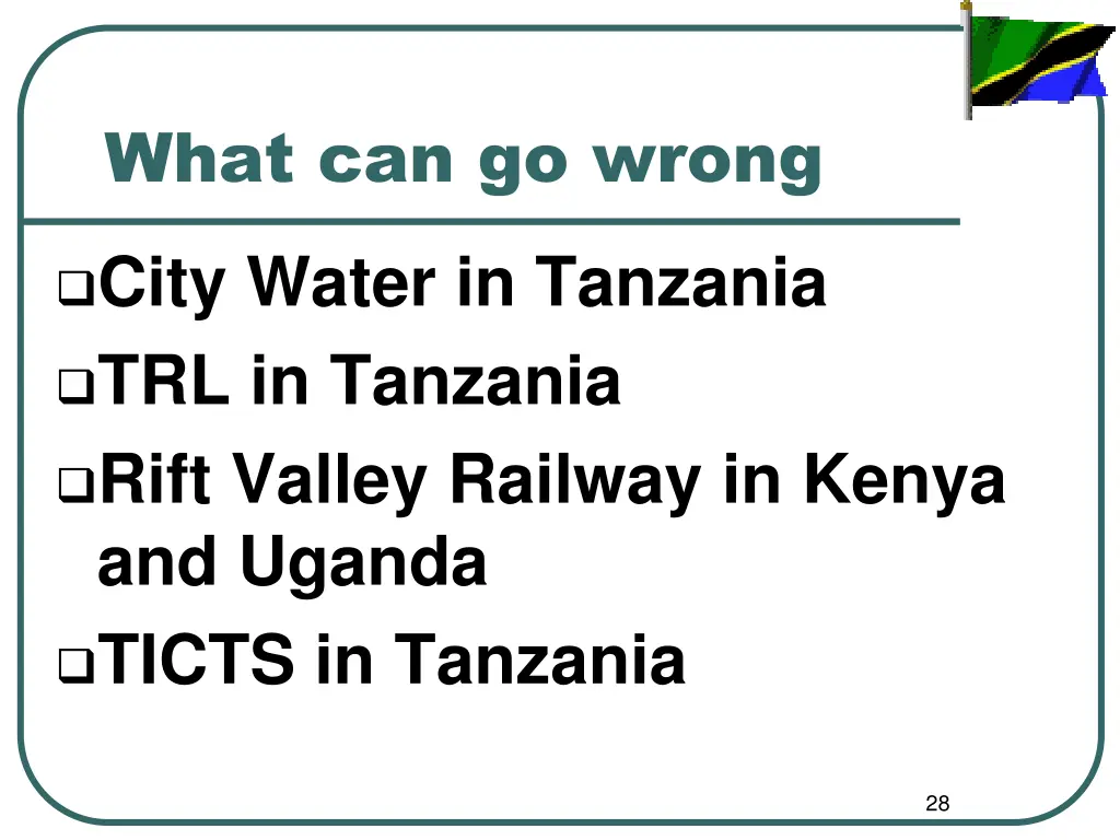 what can go wrong