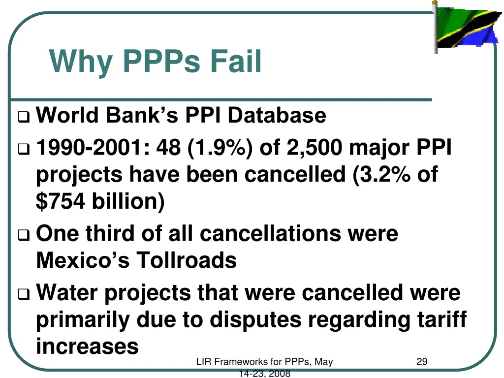 why ppps fail
