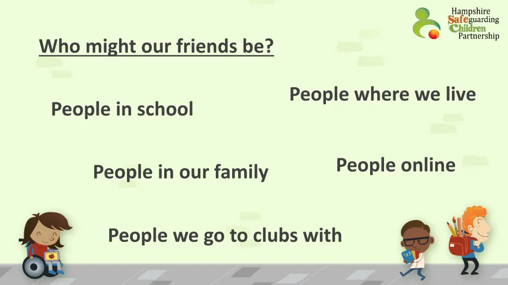 who might our friends be 1