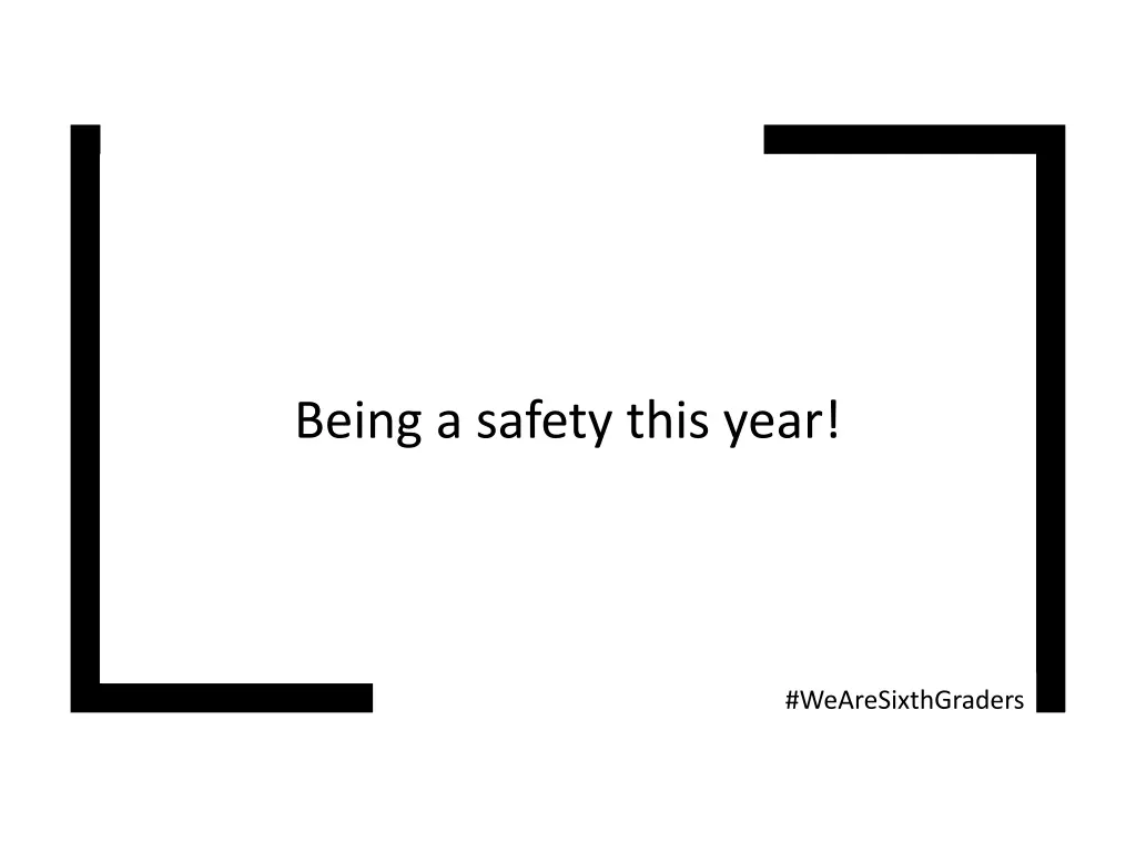 being a safety this year