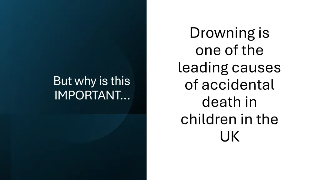 drowning is one of the leading causes