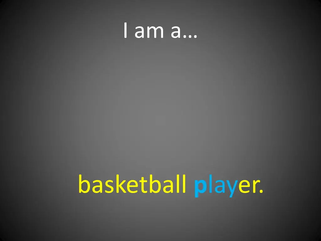 i am a
