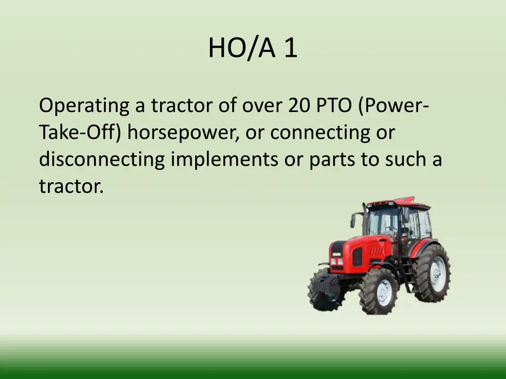 ho a 1