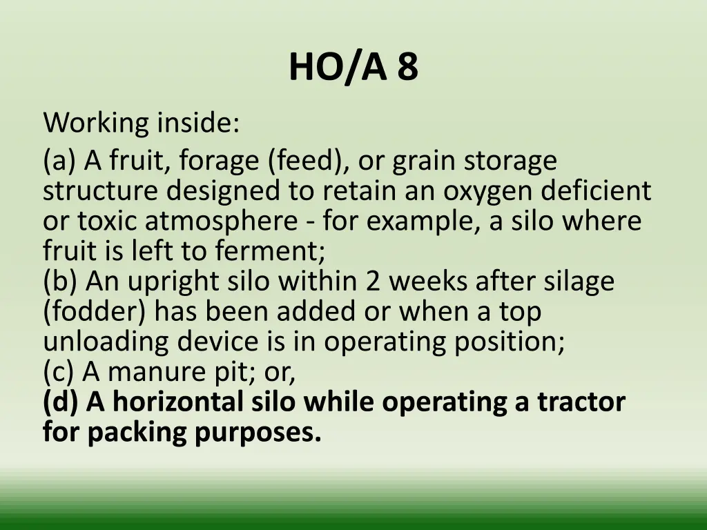 ho a 8