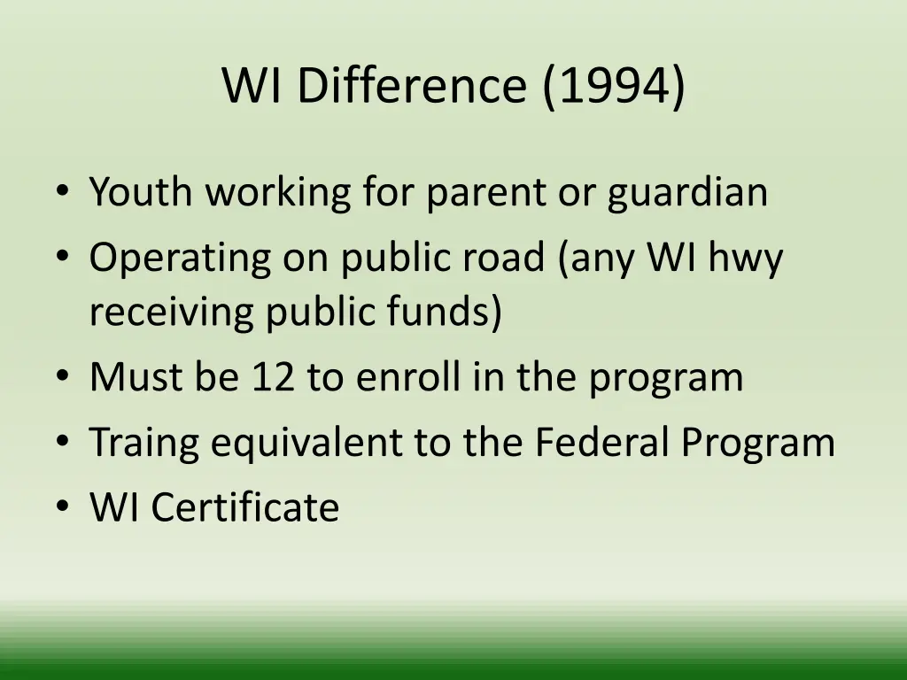 wi difference 1994