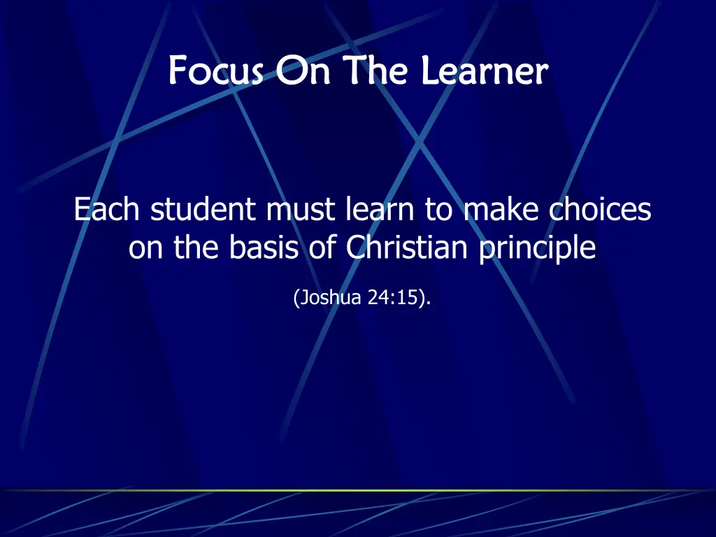 focus on the learner focus on the learner 4