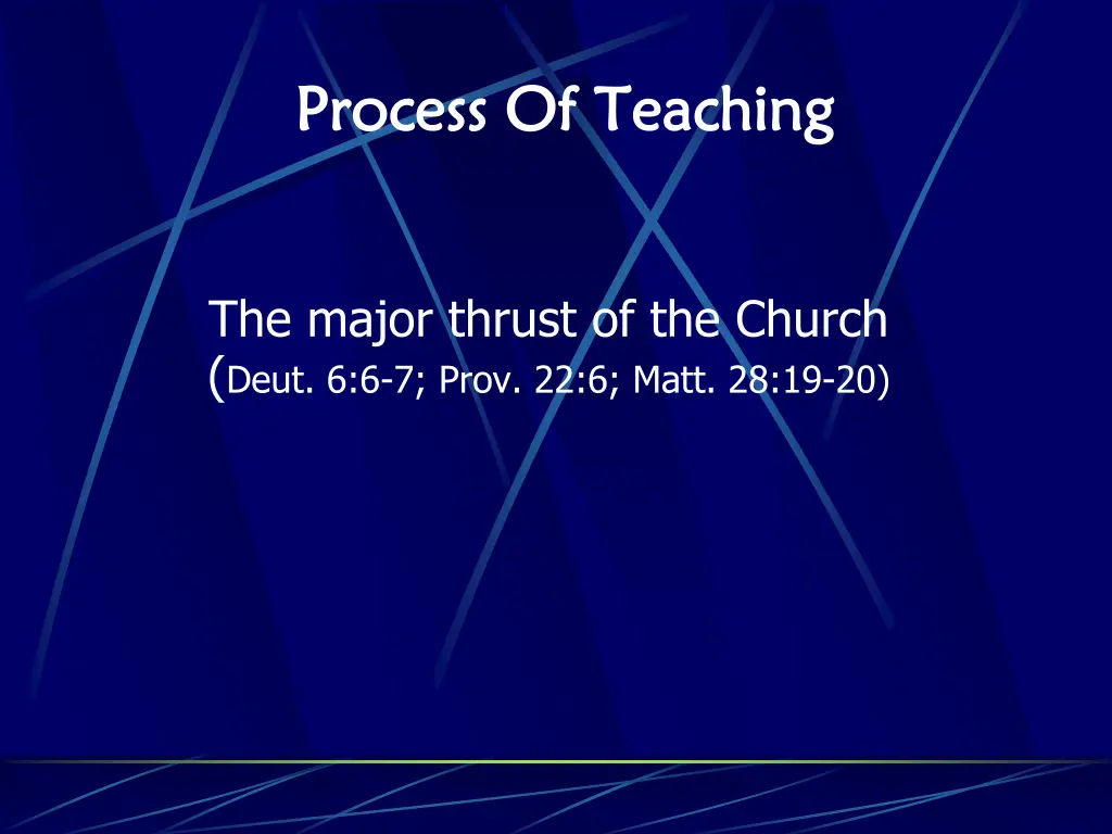 process of teaching process of teaching 1