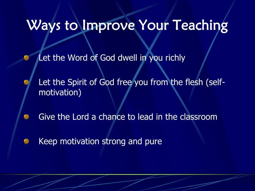 ways to improve your teaching ways to improve