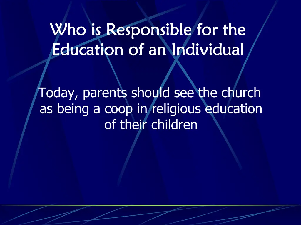 who is responsible for the who is responsible 2