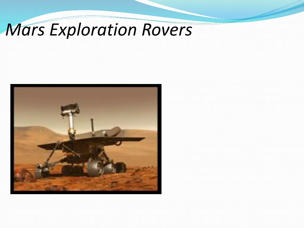 mars exploration rovers