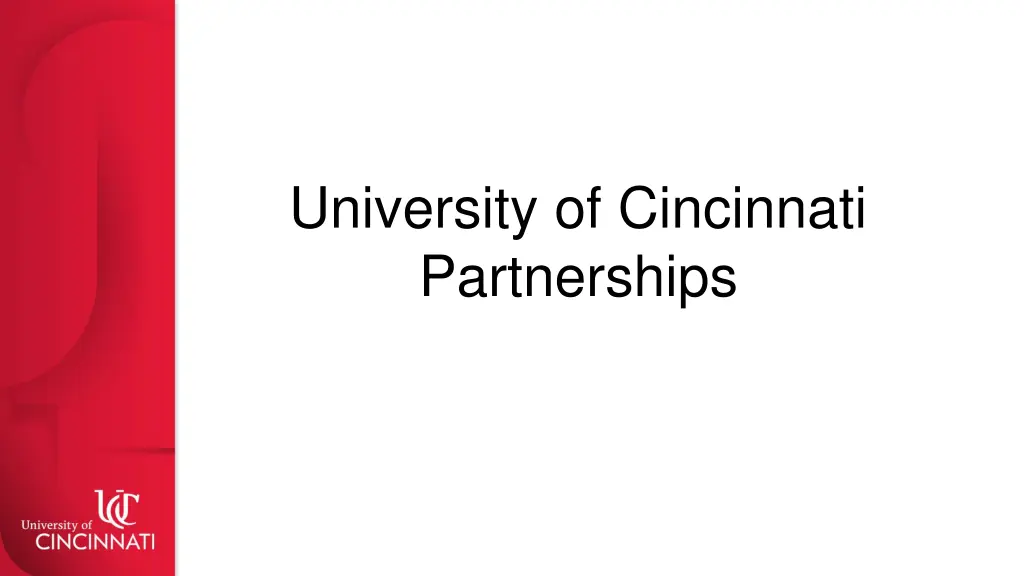 university of cincinnati partnerships