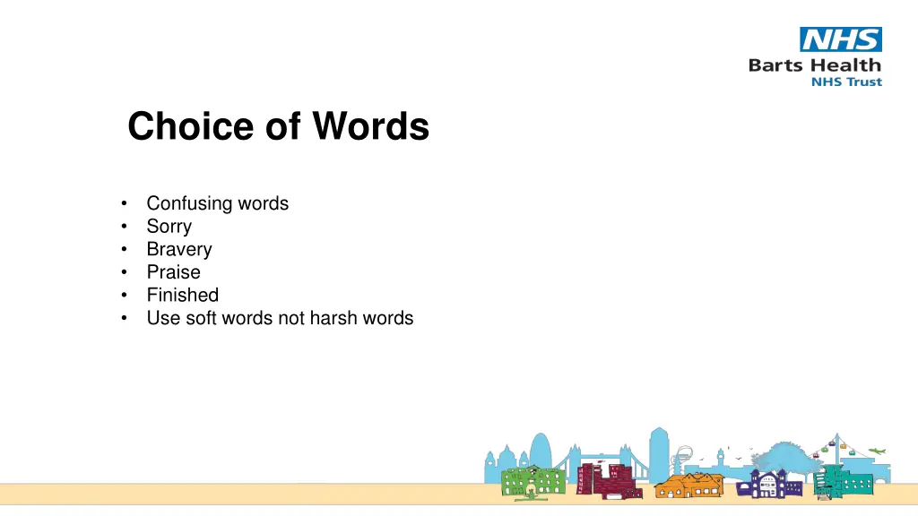 choice of words