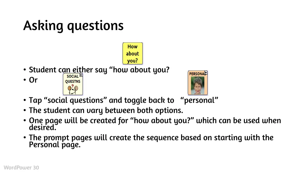 asking questions