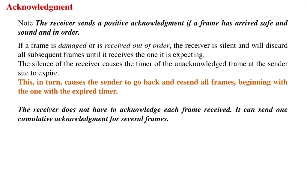 acknowledgment