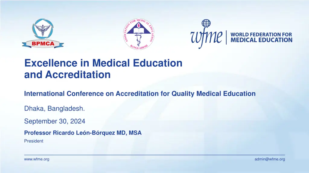 excellence in medical education and accreditation