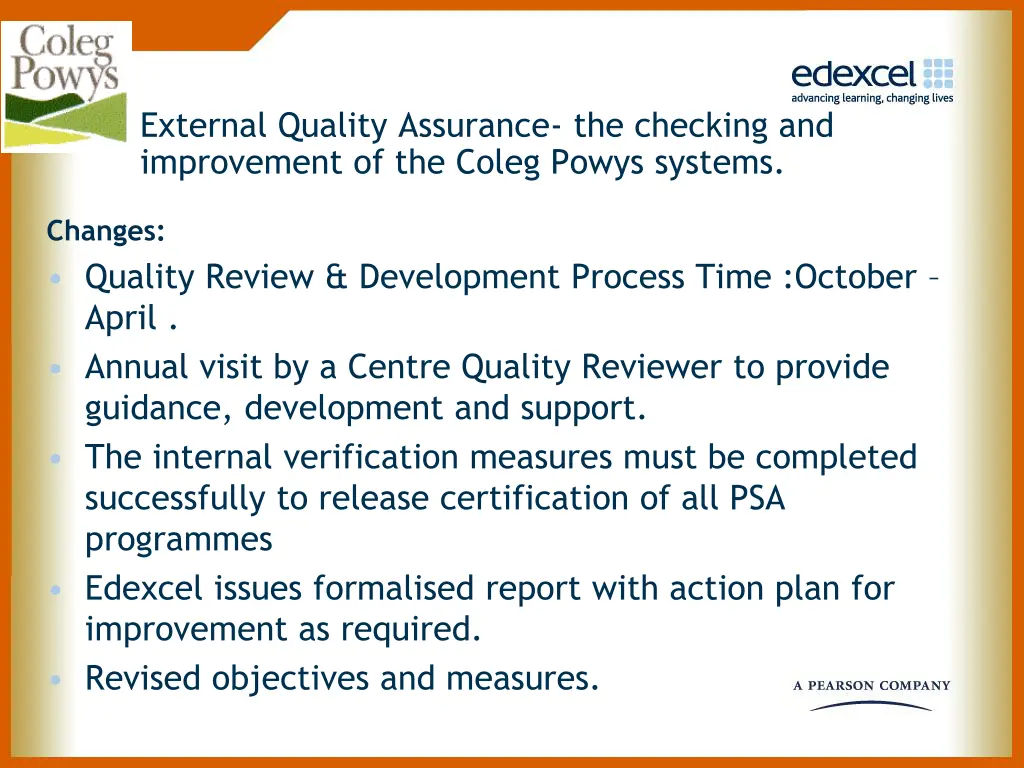 external quality assurance the checking