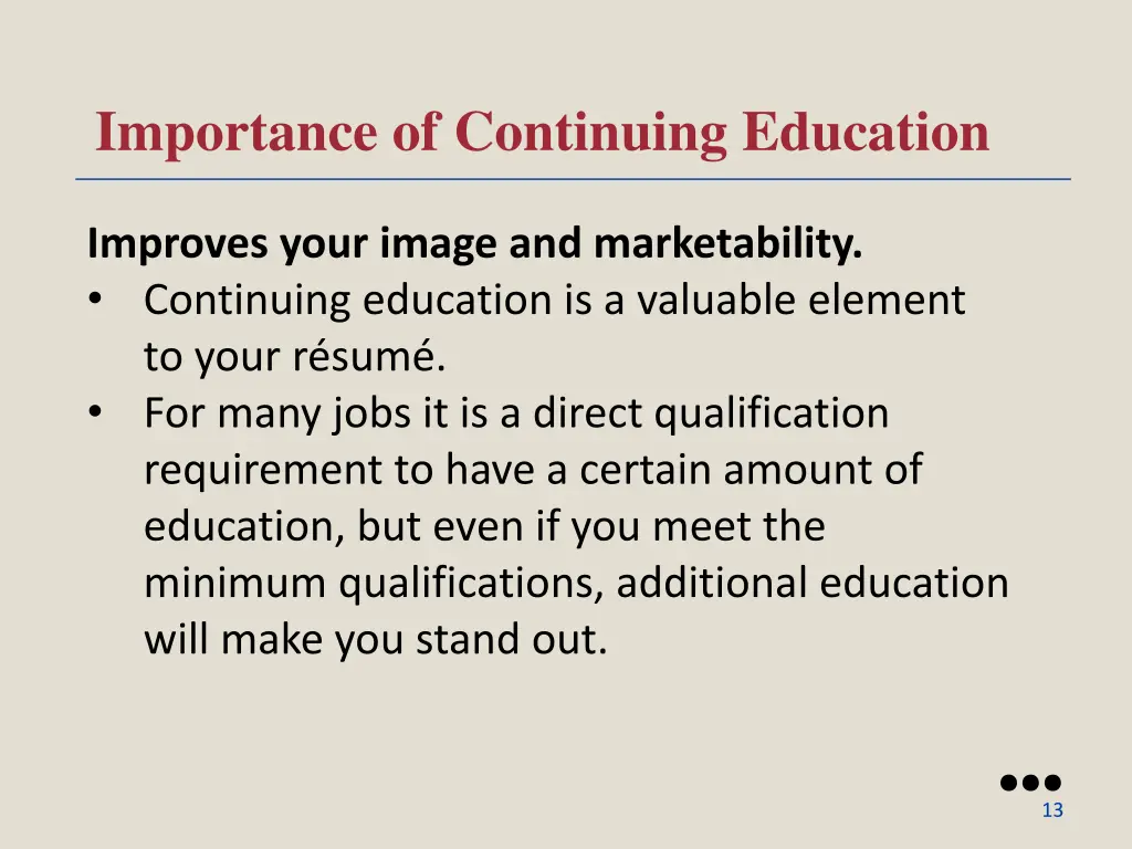 importance of continuing education 3
