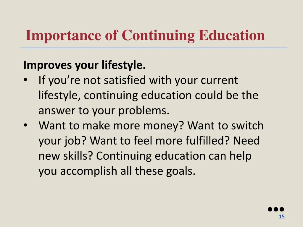 importance of continuing education 5