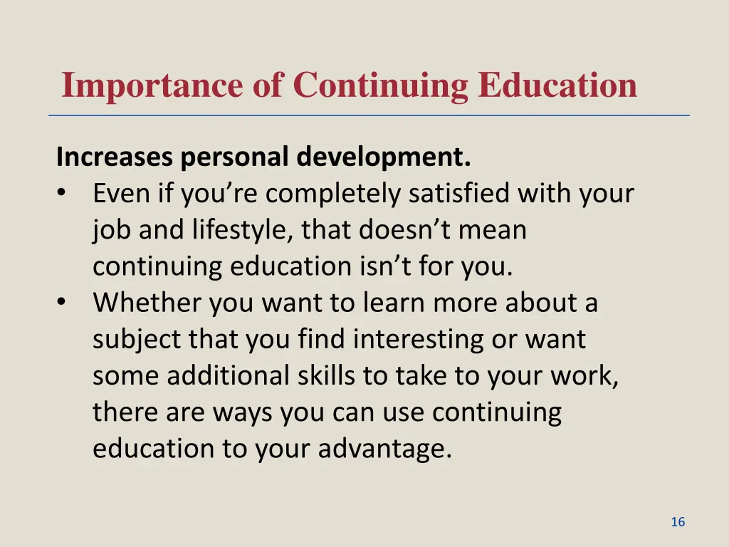 importance of continuing education 6