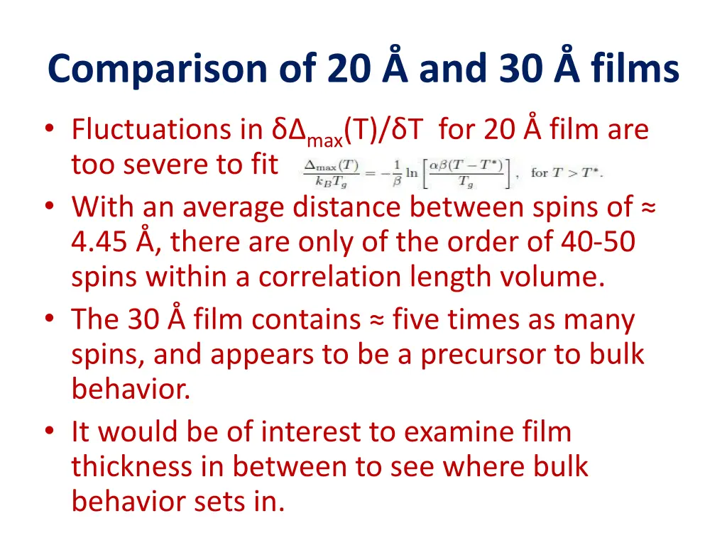 comparison of 20 and 30 films