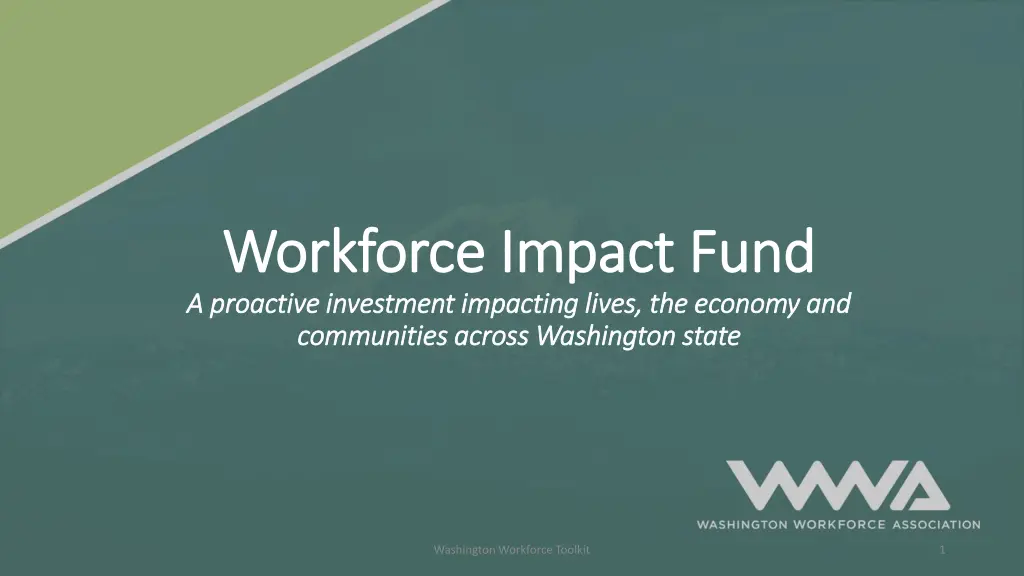 workforce impact fund workforce impact fund
