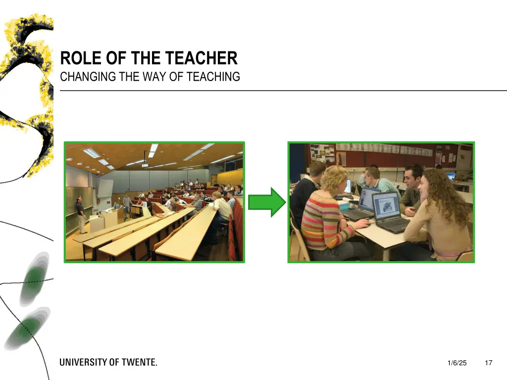role of the teacher changing the way of teaching