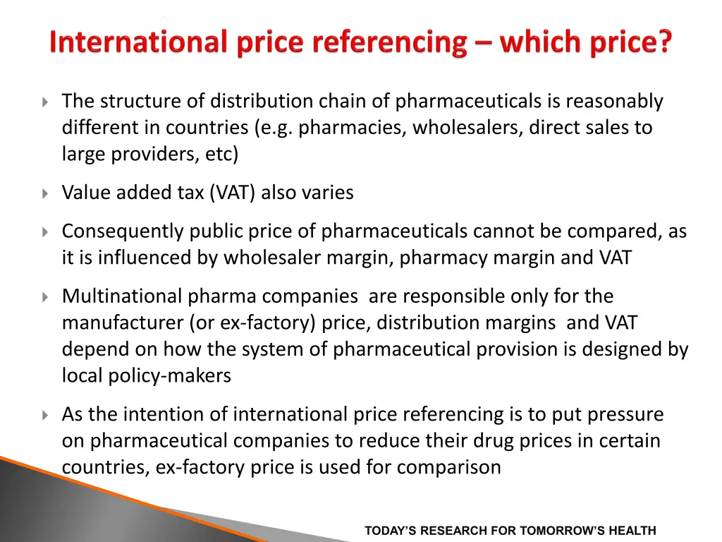 the structure of distribution chain