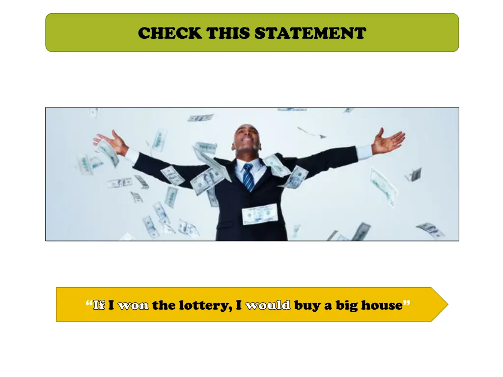 check this statement