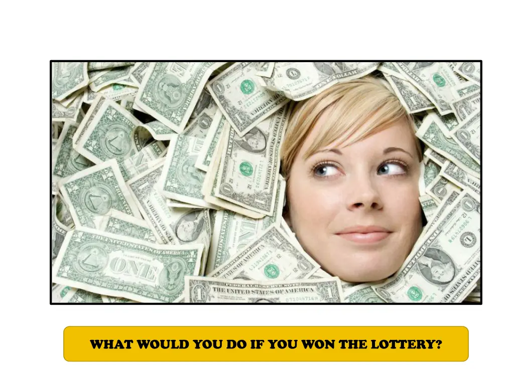 what would you do if you won the lottery