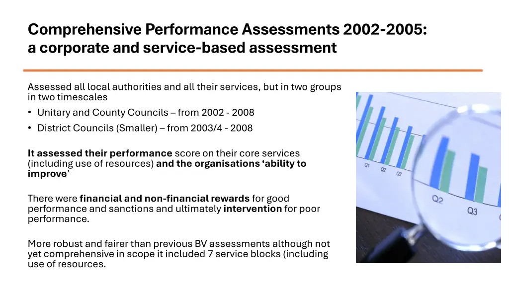 comprehensive performance assessments 2002 2005