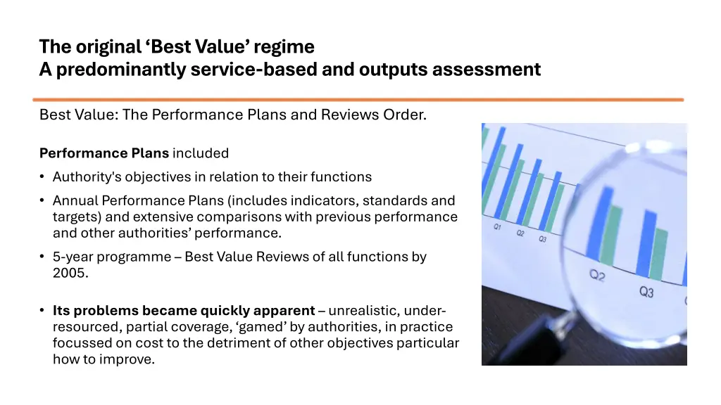 the original best value regime a predominantly