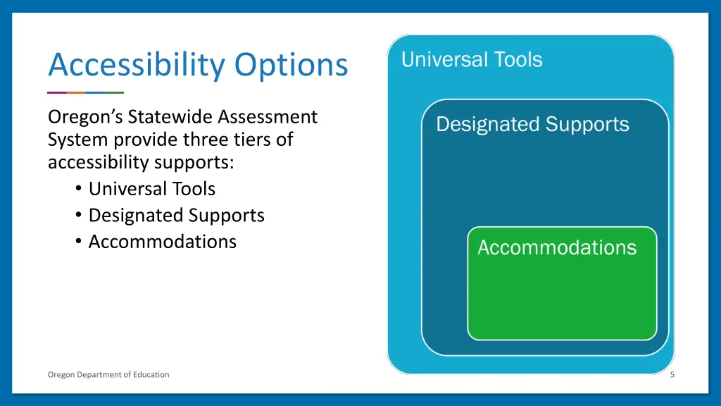 accessibility options