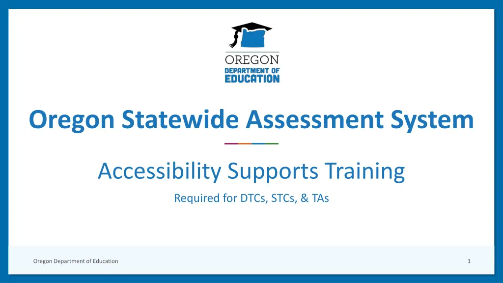 oregon statewide assessment system