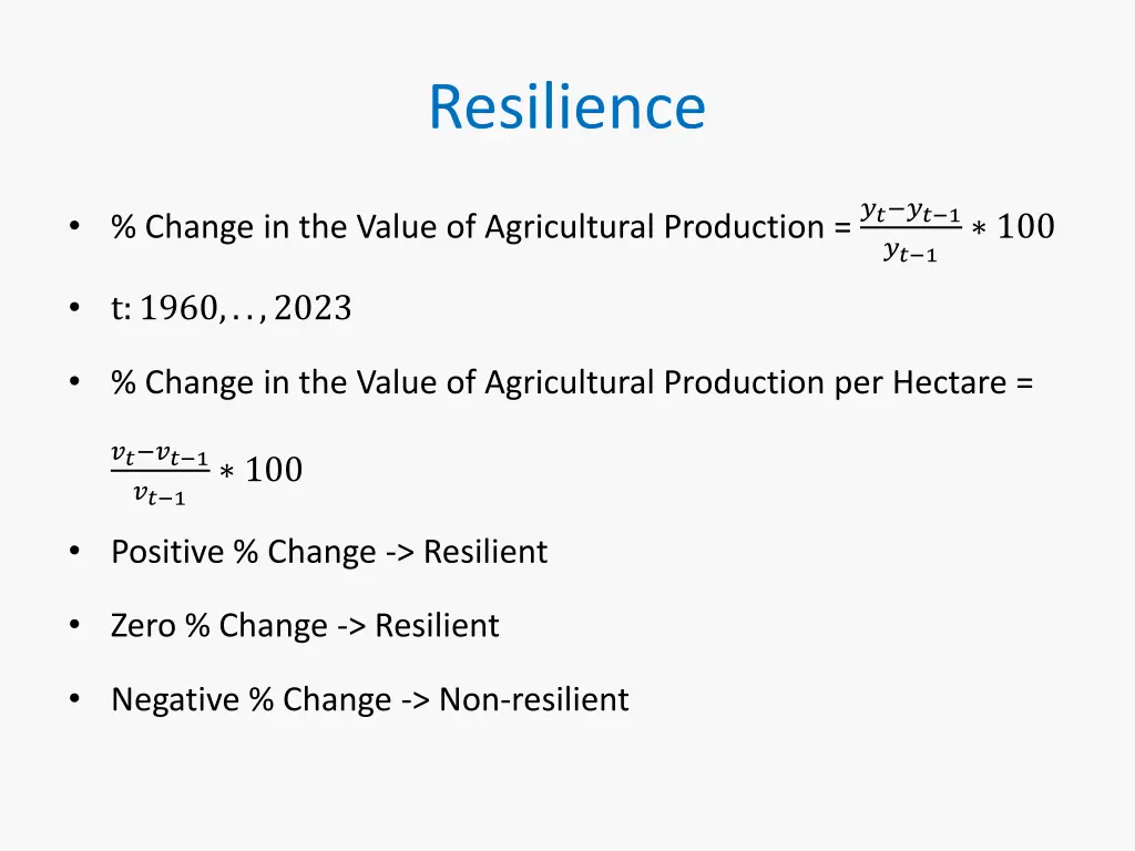 resilience