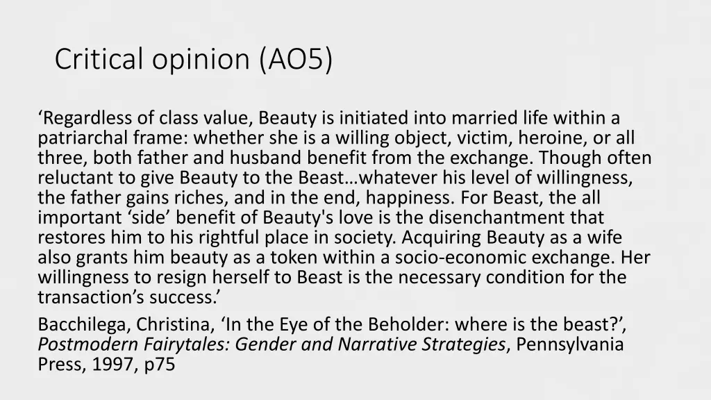 critical opinion ao5