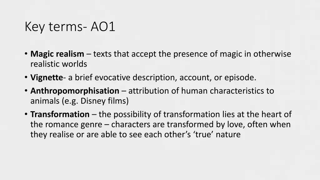 key terms ao1