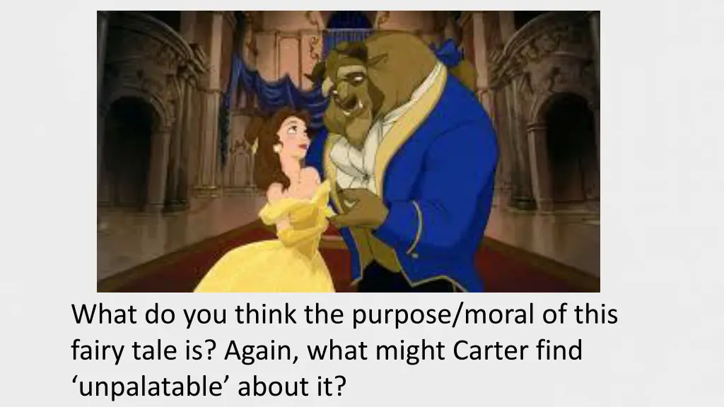 what do you think the purpose moral of this fairy