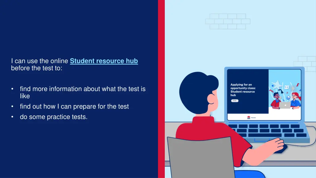 i can use the online student resource hub before