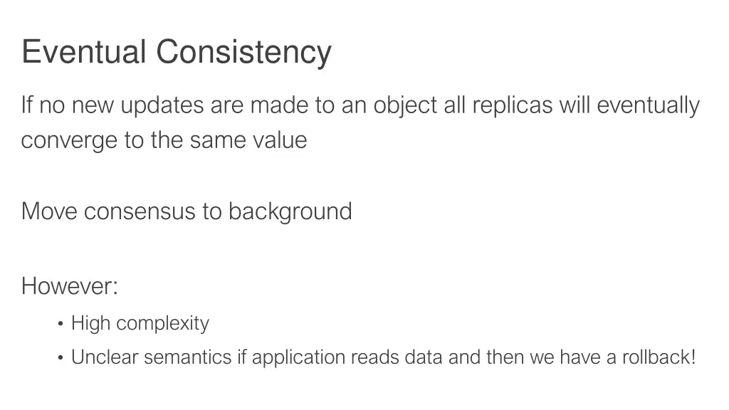 eventual consistency 1