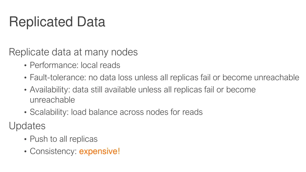 replicated data