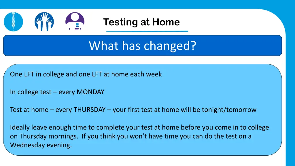 testing at home
