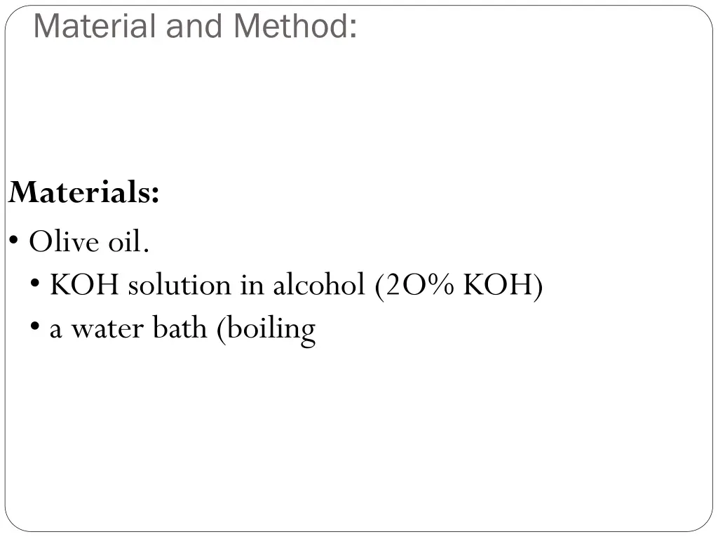 material and method 1