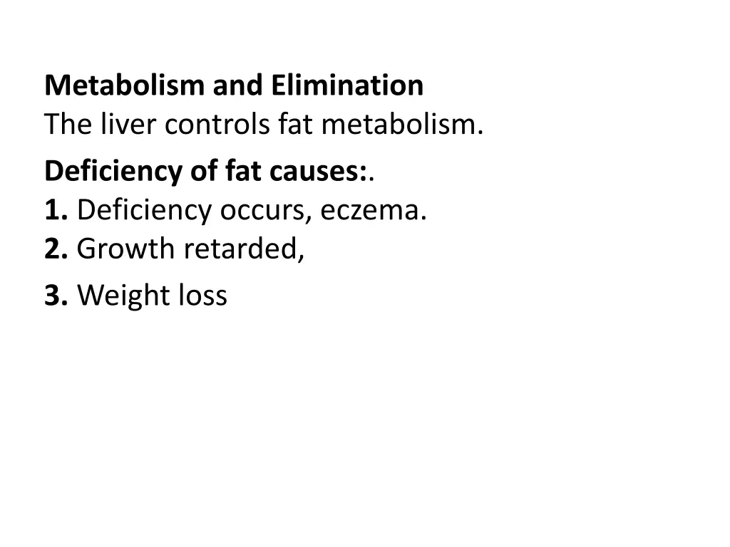 metabolism and elimination the liver controls