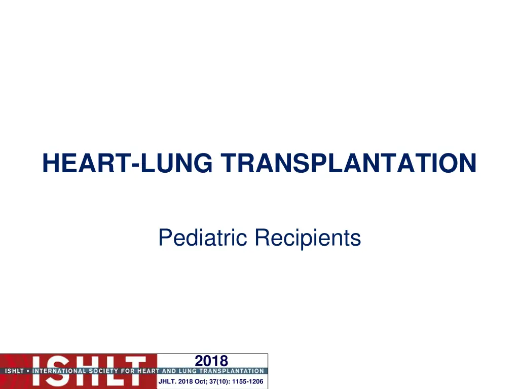 heart lung transplantation