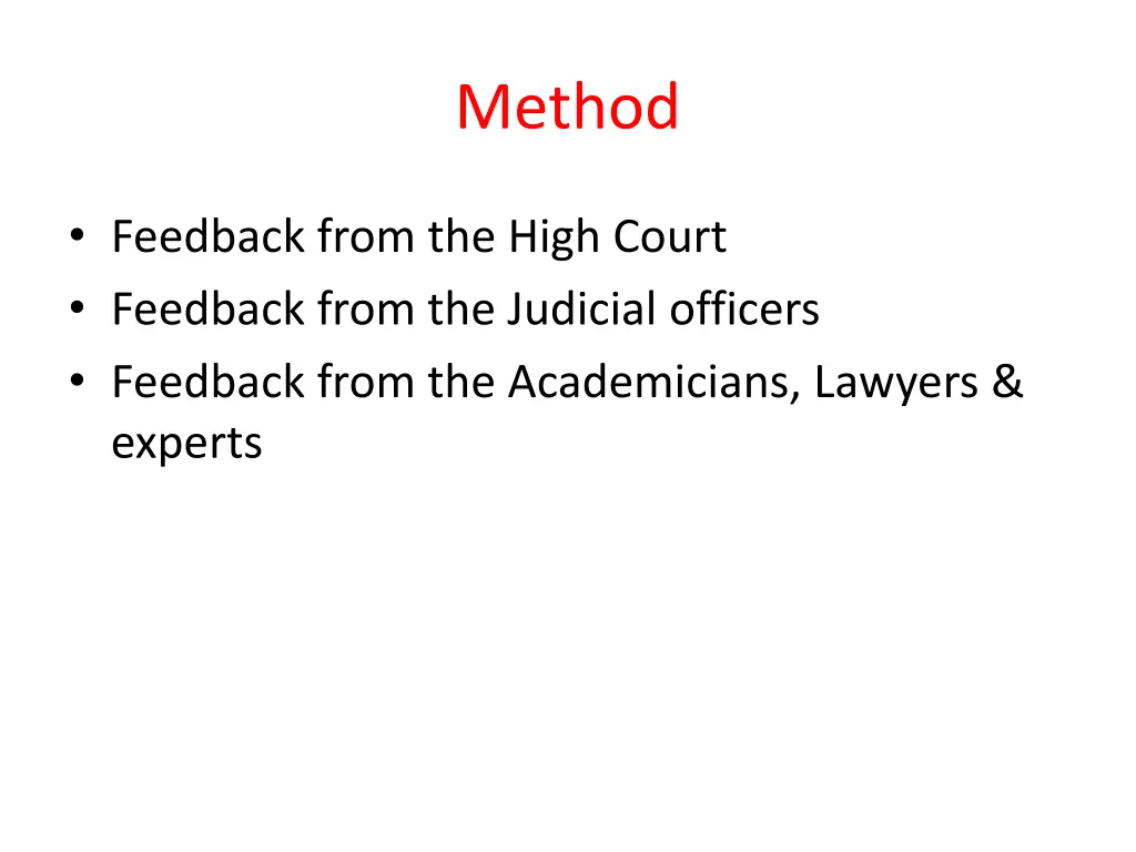 method