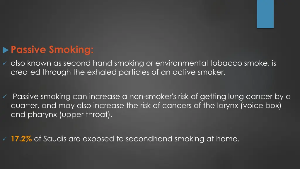 passive smoking also known as second hand smoking